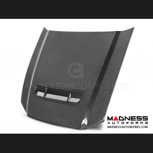 Ford Mustang Shelby GT500 GT Style Hood by Anderson Composites - Carbon Fiber 